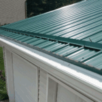 6 inch gutter with Leaf Louver